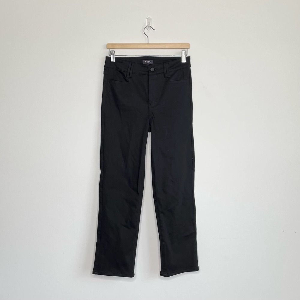 NYDJ | Blacklast Marilyn Straight Jeans | 2 - Picture 3 of 5